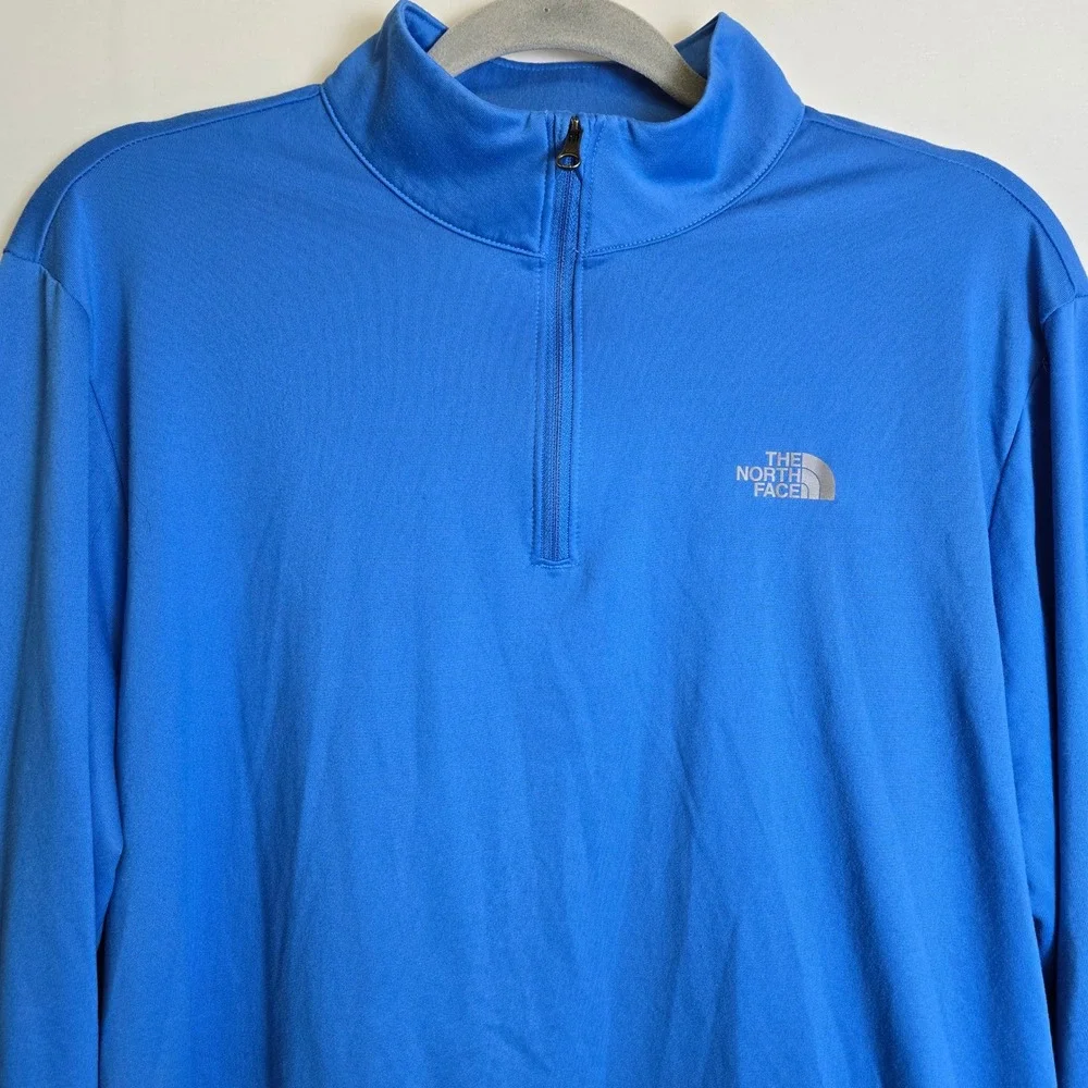The North Face Elevation 1/4 Zip Long Sleeve Shirt, Gorpcore,‎ Blue, Medium